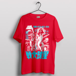 Star Wars Galactic Adventures in Japanese Red T-Shirt