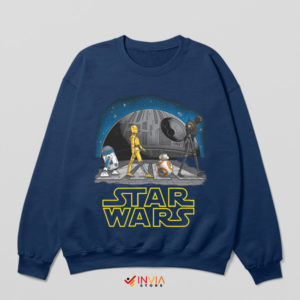 Star Wars The Droids Fab Four Moment Navy Sweatshirt