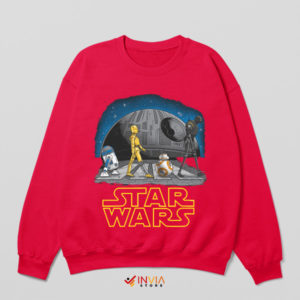 Star Wars The Droids Fab Four Moment Red Sweatshirt