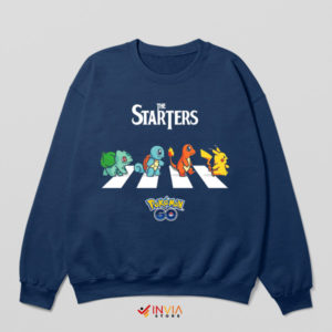 Starter Step Abbey Road with Pokemon Navy Sweatshirt