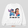 Stitch's Guide to Living Your Best Life Sweatshirt