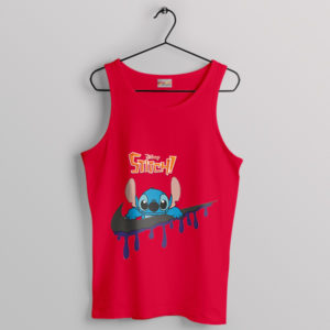 Stitch's Nike Artistry Swoosh Graphic Red Tank Top