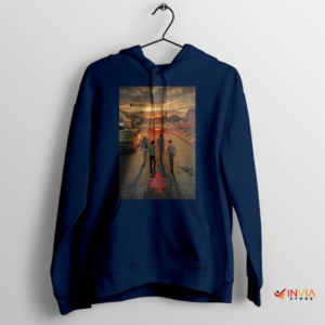 Stranger Things 4 New Adventures Series Navy Hoodie