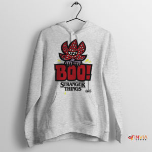 Stranger Things Boo Crew Demogorgon Sport Grey Hoodie