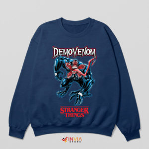 Stranger Venom Fusion Demogorgon Navy Sweatshirt