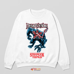 Stranger Venom Fusion Demogorgon White Sweatshirt