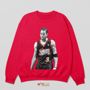 Street Slam Saga Allen Iverson NBA Red Sweatshirt