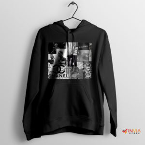 Street Style Travis Scott Collage Fashion Black Hoodie