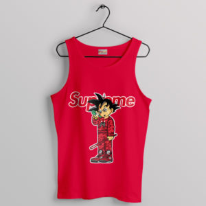 Style Fashion Goku Super Saiyan Tribute Red Tank Top