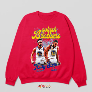 Style Victory with Klay and Steph Curry Red Sweatshirt