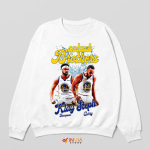 Style Victory with Klay and Steph Curry White Sweatshirt