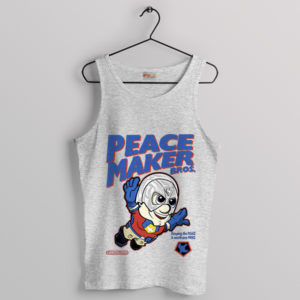 Super Mario Bros Peacemaker DC Sport Grey Tank Top