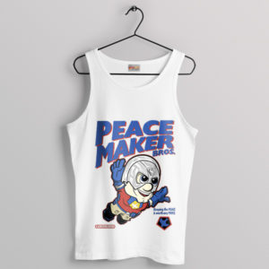 Super Mario Bros Peacemaker DC White Tank Top