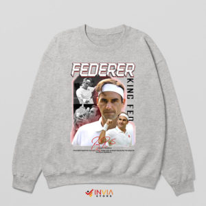 Swiss Maestro King Roger Federer Sport Grey Sweatshirt