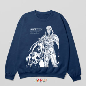 Switching Moon Knight's Dual Identities Navy Sweatshirt