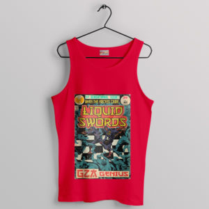 Swordplay in Style Wu-Tang x GZA Red Tank Top