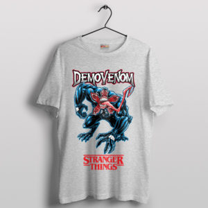 Symbiotic Nightmare Demogorgon x Venom Sport Grey T-Shirt