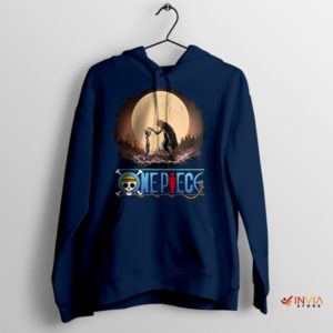 Symbol of Adventure Shanks to Luffy Navy Hoodie