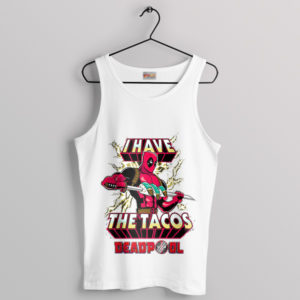 Taco Lover's Dream Deadpool's Tacos White Tank Top