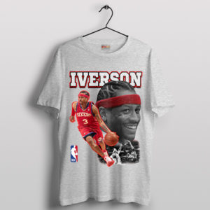 The Answer Legacy Exclusive Sixers Sport Grey AI T-Shirt