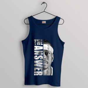 The Answer's Court Brilliance Iverson Navy Tank Top