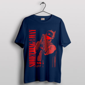 The Batman Singing Gotham's Musical Navy T-Shirt