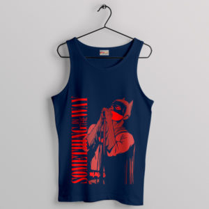 The Batman Singing in the Shadows Navy Tank Top