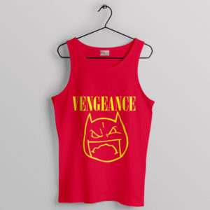 The Batman Vengeance Nirvana Smiley Red Tank Top