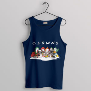 The Clowns from Movies Characters Navy Tank Top