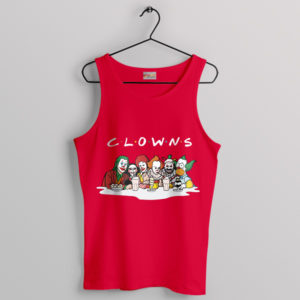 The Clowns from Movies Characters Red Tank Top