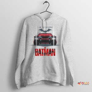 The Dark Knight's Wheels Batmobile Sport Grey Hoodie