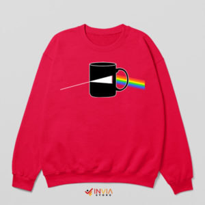 The Dark Roast Side of the Moon Red Sweatshirt