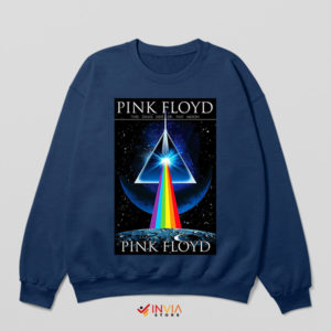 The Dark Side of Style Pink Floyd Art Navy Sweatshirt