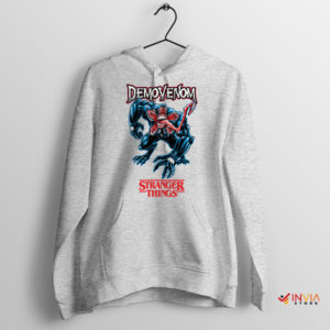 The Demogorgon's Venomous Side Sport Grey Hoodie