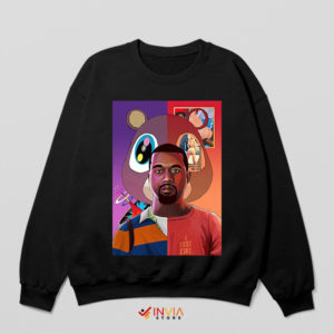 The Evolution of Pablo Kanye West Black Sweatshirt