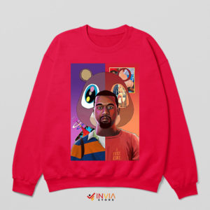 The Evolution of Pablo Kanye West Red Sweatshirt