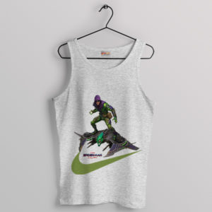 The Green Goblin Strikes Nike Swoosh Sport Grey Tank Top