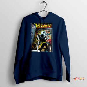 The Illustrated Vigilante Peacemaker Navy Hoodie