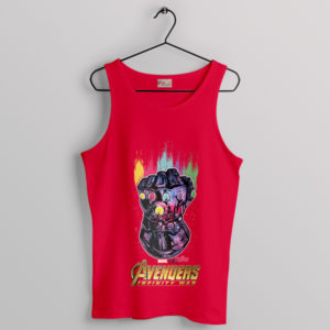 The Mad Titan's Mastery Infinity Gauntlet Red Tank Top