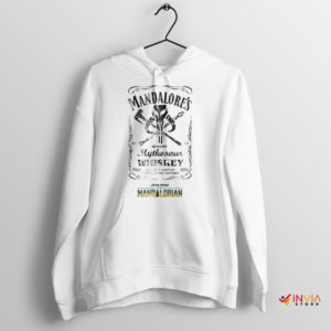 The Mandalorian Spirit Tennessee Whiskey White Hoodie