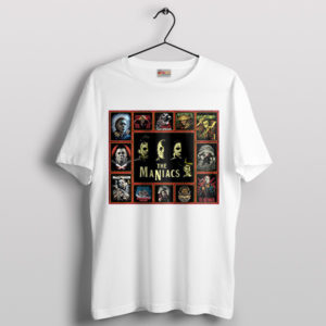 The Maniacs All Characters Horror Movie White T-Shirt