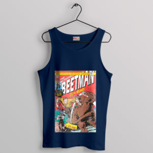 The Office Comic Adventures Retro Navy Tank Top