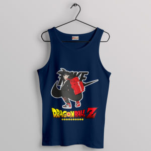 The Saiyan Athlete Goku in Nike Fashion Navy Tank Top