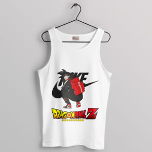 The Saiyan Athlete Goku in Nike Fashion White Tank Top