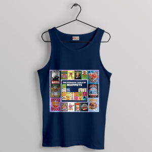 The Science of All Muppet Show Art Navy Tank Top