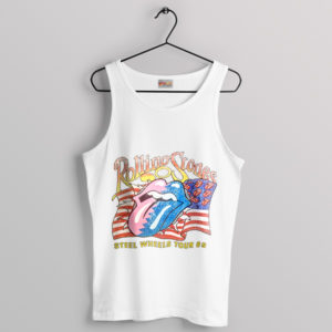 The Stones Rock On Steel Wheels '89 Tank Top