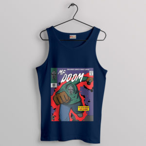 The Supervillain Returns MF DOOM Navy Tank Top