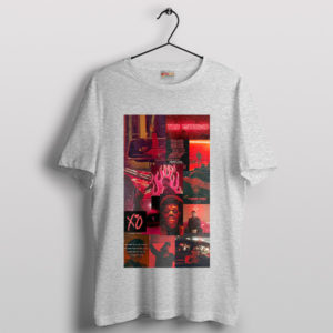 The Weeknd Aesthetic Style Graphic Sport Grey T-Shirt