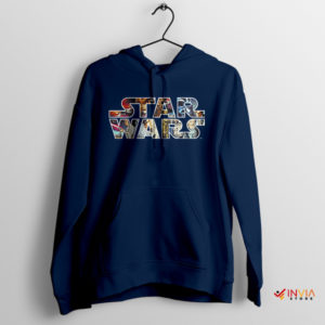 Timeless Collectible Star Wars Characters Navy Hoodie