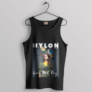 Timeless Glamour of Lana Del Rey Black Tank Top